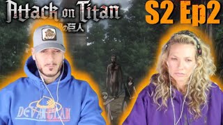 I’M HOME | ATTACK ON TITAN S2/E2 Reaction | Couples first time watching 🤯 CRAZIEST SHOW EVER