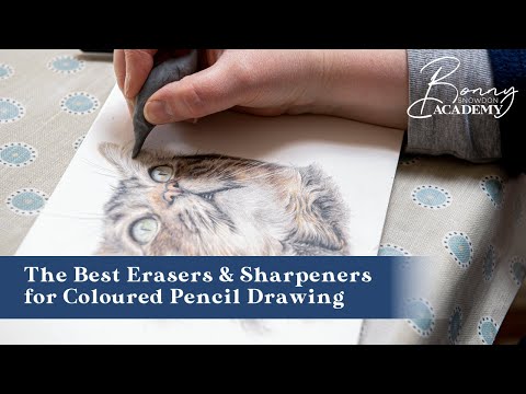 The Best Erasers and Sharpeners for Coloured Pencil Drawing | Materials Guide