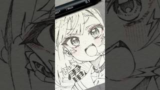 ⚡️毎日アナログ原画制作チャレンジ中！✍🏻 #アナログイラスト #drawing #animeart  #shorts