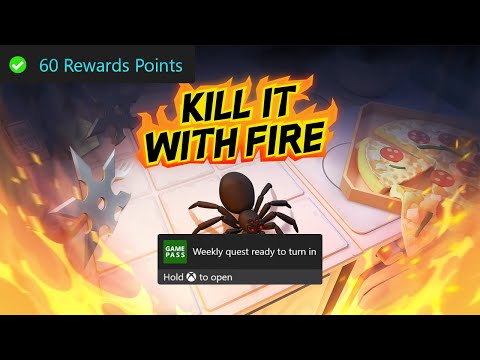 Weekly Xbox Game Pass Quest Guide - Earn an Achievement in Game Pass, Kill It With Fire Part 5