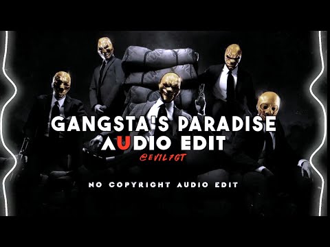 gangsta's paradise - coolio [edit audio] No copyright audio edit Gangsta's paradise ||