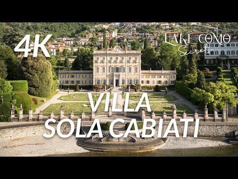 Villa Sola Cabiati lussuosa Villa sul Lago di Como! 4K