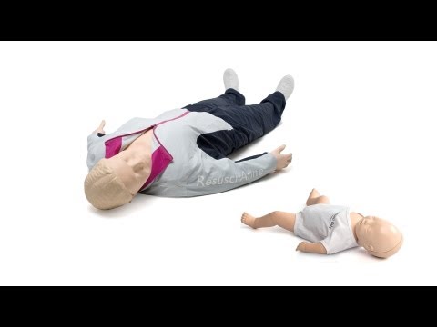 Resusci Anne and Resusci Baby with QCPR