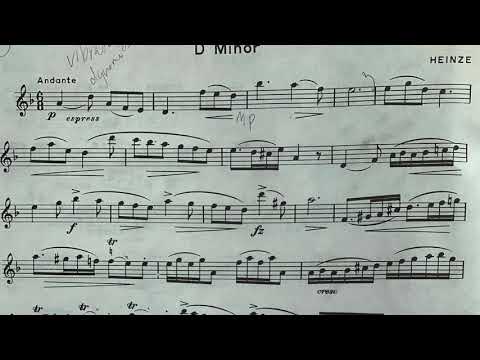 Rubank Selected Studies for saxophone, D minor, pg. 8