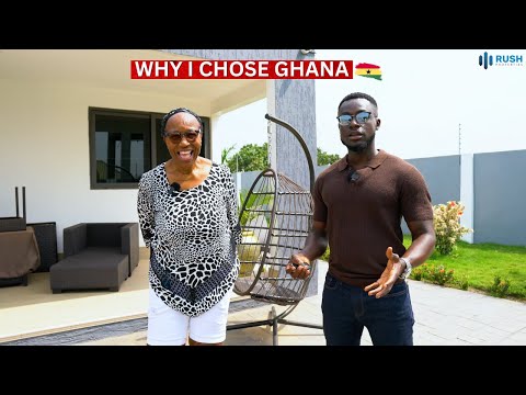 Caribbean American Moves Into Her Newly Built House In Ghana