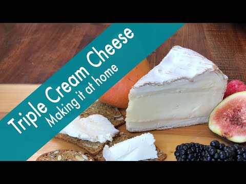 How to make a Triple Cream cheese like St. Andre & Brillat-Savarin at home!
