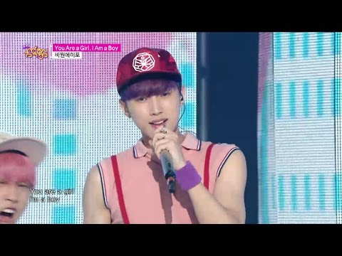 【TVPP】 B1A4 - You are a girl, I am a boy, B1A4 - 유얼어걸, 아임어보이 @ Comeback stage, Show! Music core