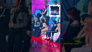 When Karina tried to help her with this bouquet of flowers