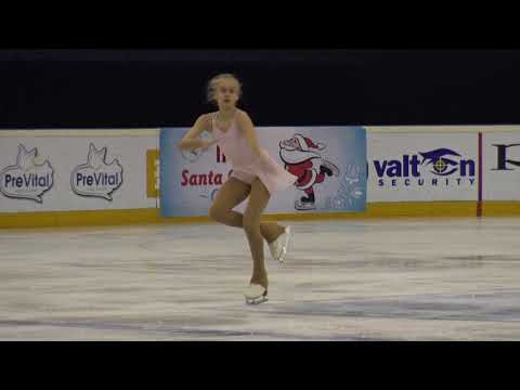 2017 Santa Claus Cup : Valeriia SIDIROVA(RUS) - FS JUNIOR LADIES, Short program