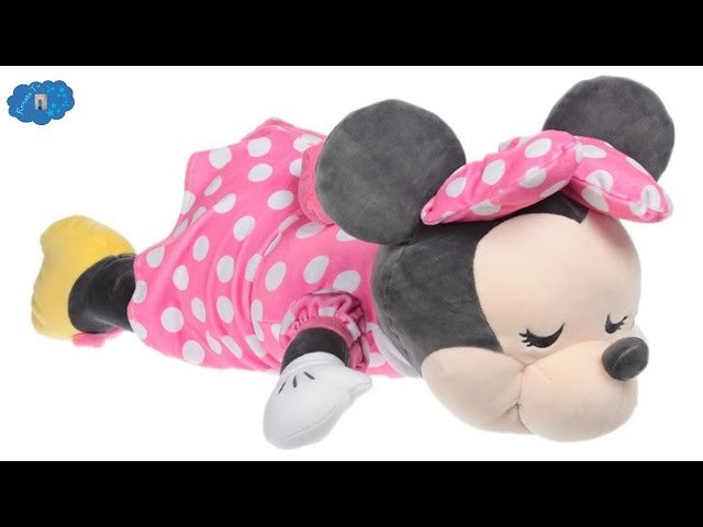 Vídeo relacionado con Disney Store Official, Minnie Mouse, Peluche pequeño con Vestido Rojo clásico de Lunares, 23 cm