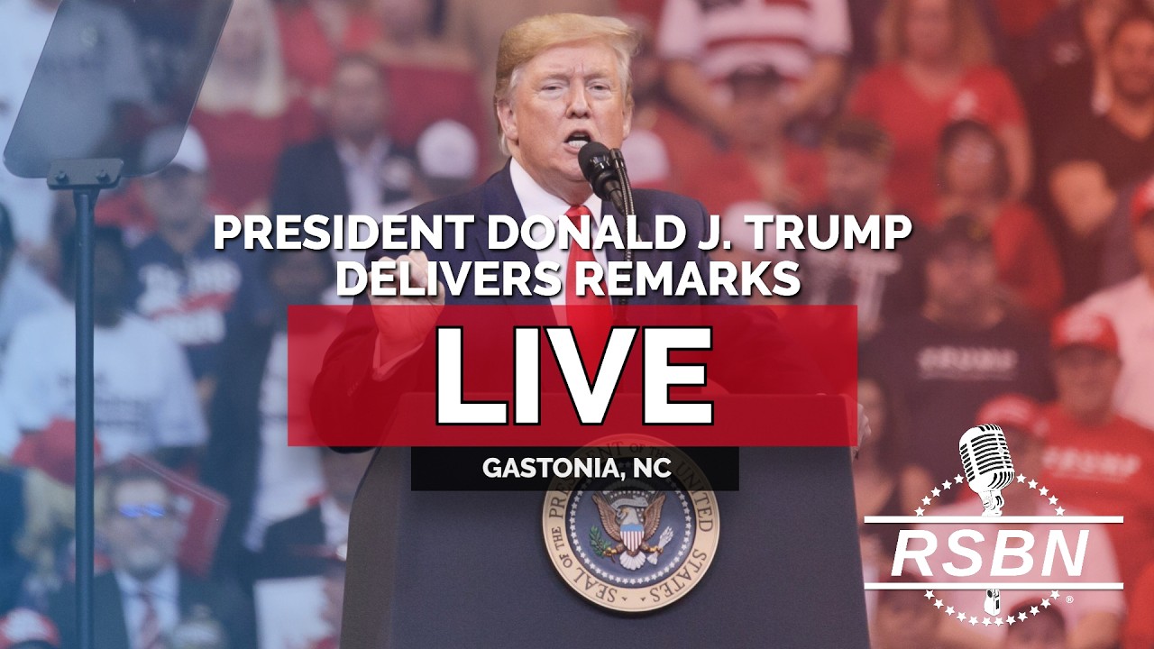 LIVE: President Trump Delivers Remarks in Gastonia, NC - 09/16/26