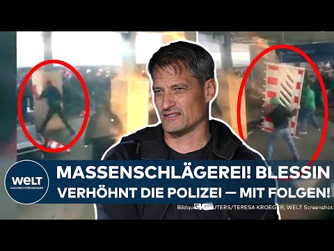 MASSENSCHLÄGEREI: Wolfsburg und St. Pauli — Polizei hat „Schiss“ | Trainer Blessin reagiert höhnisch