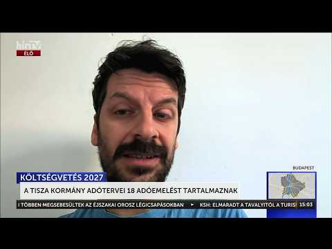 A Tisza-kornány adótervei 18 új adót tartalmaznak - HírTV