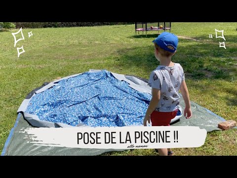 ON INSTALLE LA PISCINE ! - VLOG