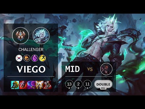 Viego Mid vs Lucian - KR Challenger Patch 11.16