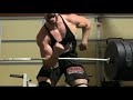 305 Lbs ONE ARM zercher Deadlift!!!!!