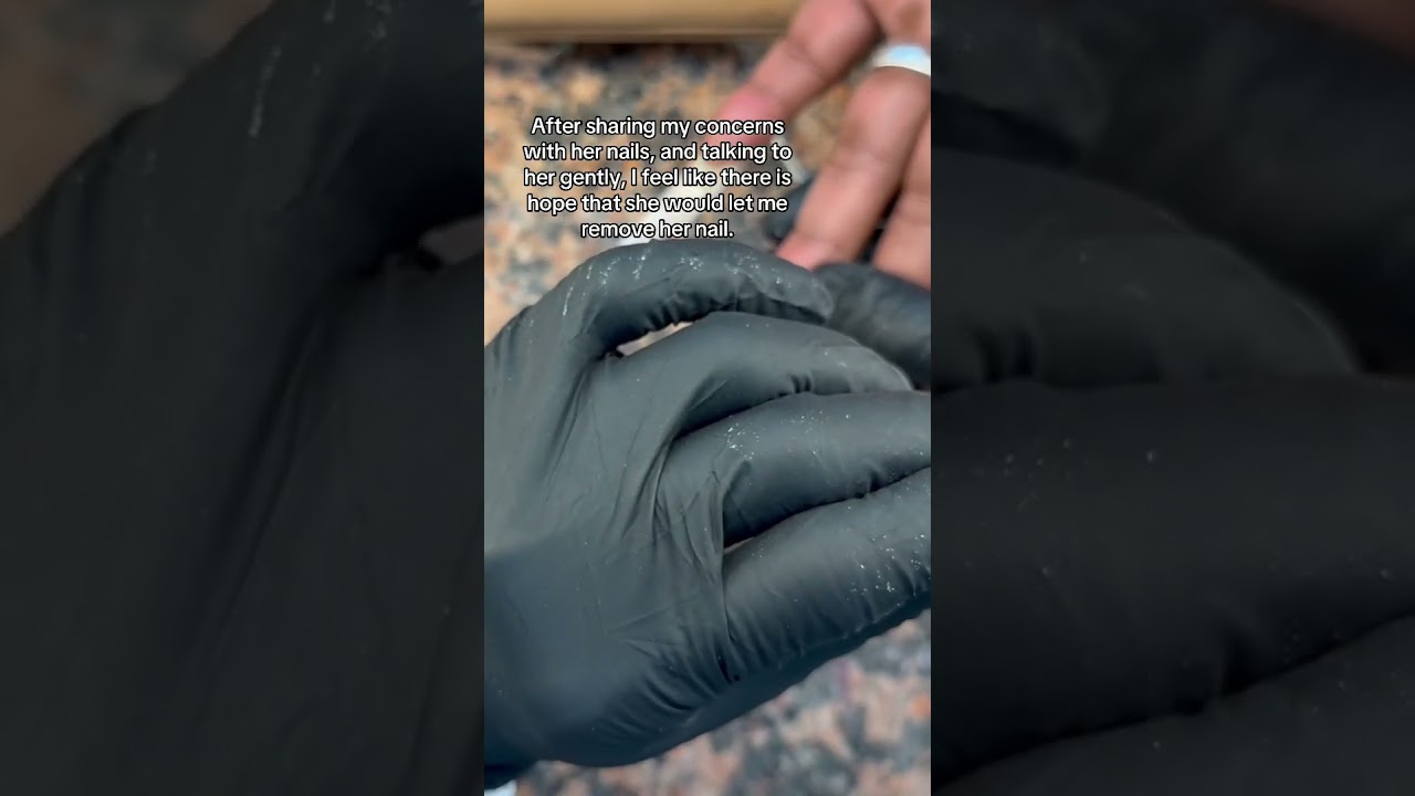 Trust the process in connecting with the client. #nailtech #4yearsoldnails