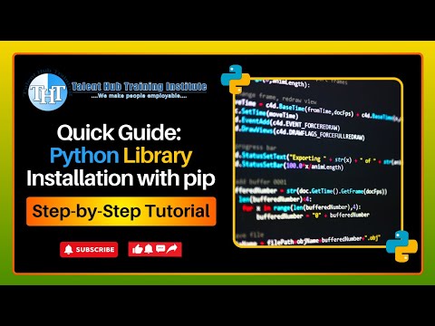 How To Install Libraries In Pythonpythonlibrariespython