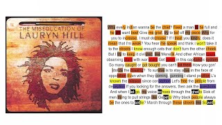 Lauryn Hill on Forgive Them Father (Rhymes Highlighted 032)