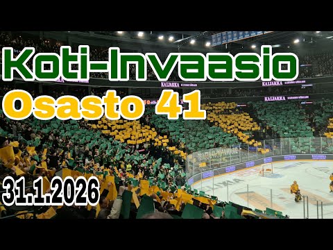 Osasto 41 KOTI-INVAASIO | Marssi ja Katsomotunnelmia | Ilves - KalPa 31.1.2026