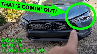How to Remove 2022-2025 Toyota Corolla Cross Headlight.