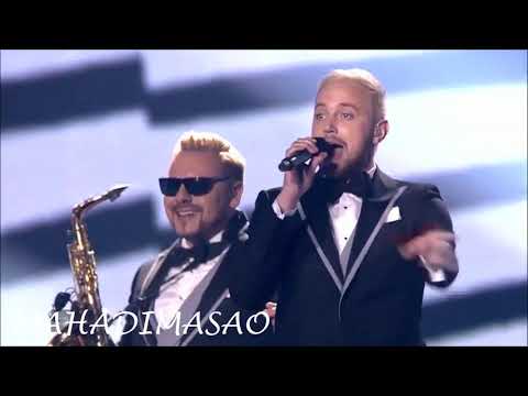 Epic SAX GUY IS BACK!! 2017 now he is ULTRA SAX GUY!! (EUROVISION)