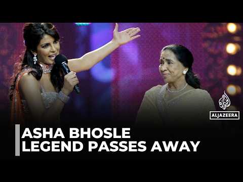 Veteran Asha Bhosle dies at 92 | Legendary Bollywood voice passes away