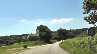 preview picture of video 'Driving On The D107 Between Plonévez-Porzay & Kerdun, Finistere, Brittany, France 23rd July 2012'