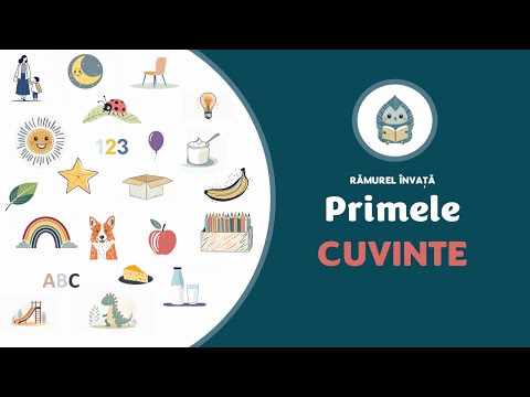 🎈 Învățăm Primele Cuvinte | Pentru bebeluși și copii mici 👶  Primii pași în vorbire | Limba Română