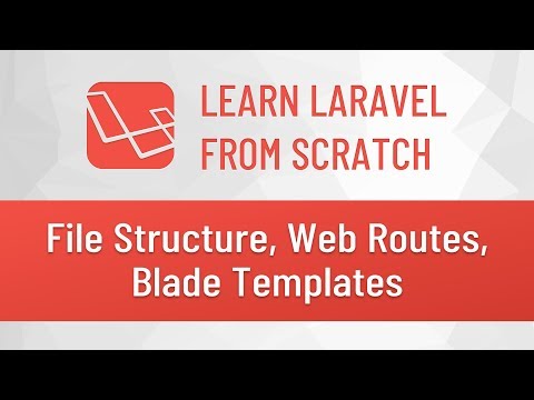 Laravel from Scratch #1 - File Structure, Routes, and Blade Templates
