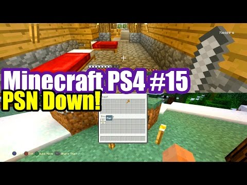 MINECRAFT PS4 CoOp Survival #15 PSN DOWN SPLITSCREEN WORKS!