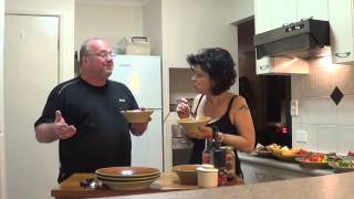 FRACKING - Ian R Crane and Comedienne Samantha Bachman talk on Fracking in Australia over a soup