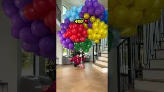 How many balloons to make a puppy float? 🎈