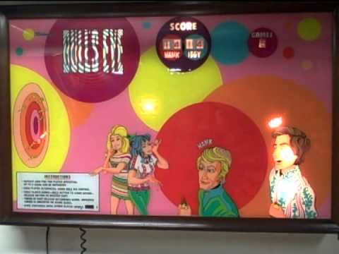 midway bullseye dart arcade game