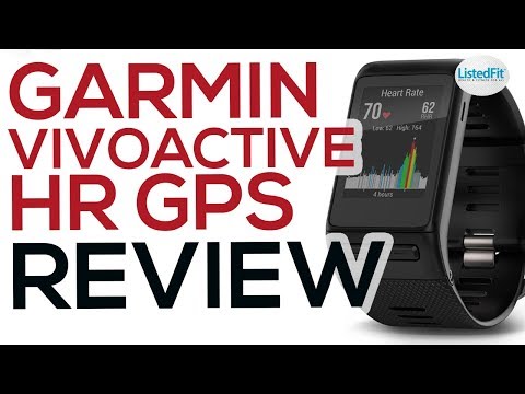 NEW Garmin Vivoactive HR GPS Smartwatch Review