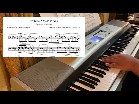 Chopin-Athilat/Xia: Prelude, Op.28 No.13 (for left hand alone)