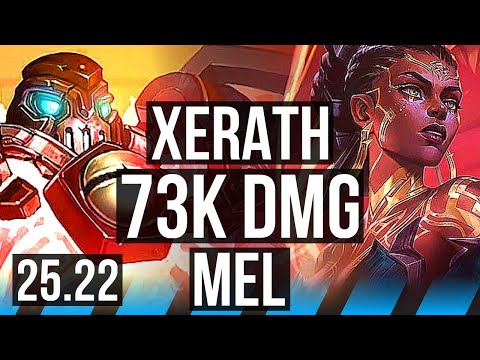 XERATH vs MEL (MID) | 73k DMG, 15/3/15, Dominating | NA Master | 25.22
