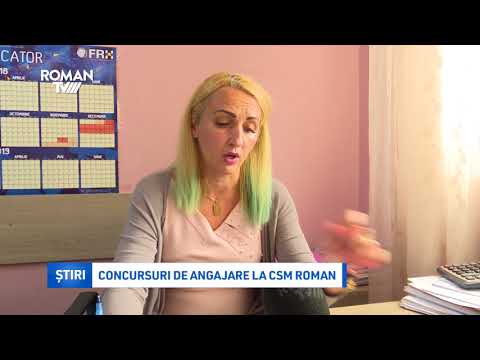 Concursuri de angajare la CSM Roman
