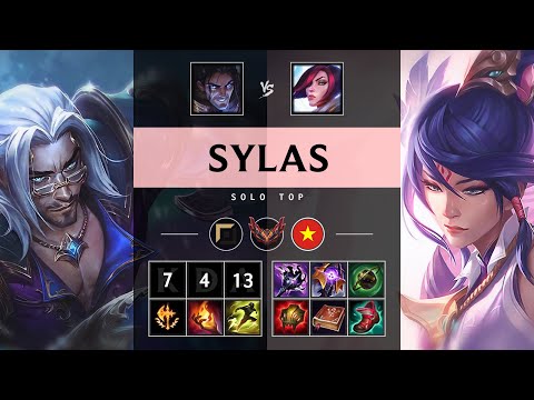Sylas Top vs Fiora: Killing spree - VN Grandmaster Patch 25.S1.2