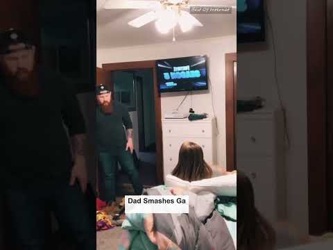 Dad Smashes Gaming Daughter’s TV || Best of Internet