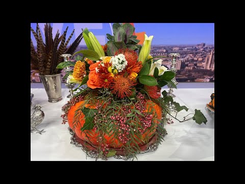 Holiday floral arrangements on "Live In The D"