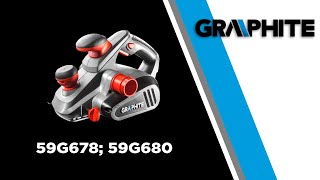Hoblík Graphite 59G680, elektrika (kábel), 1300W, 16000ot./min, 110mm, 3,5mm, 0-14mm, ergonomický tvar