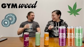 Gym Weed Hemp Extract Energy Drinks Review &amp; Taste Test (Trying All Flavors)