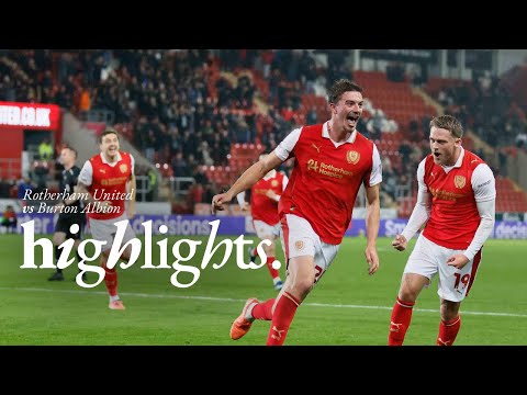 FC Rotherham United 2-2 FC Burton Albion Burton-on...