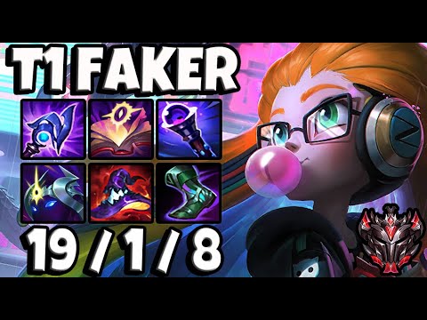 T1 Faker ZOE vs AZIR [ MID ] Lol Korea Grandmaster ✅