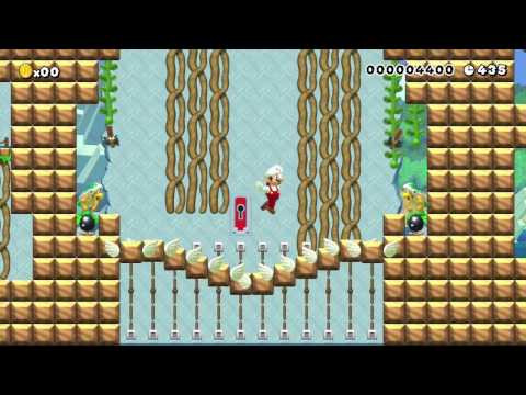 World 1-C The Shifting Castle ~ from J ~ SUPER MARIO MAKER Gameplay RAW