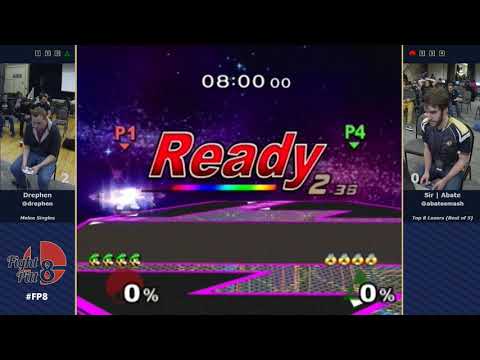 FP8 | Drephen (Sheik) vs. SIR | Abate (Luigi) | Top 8 Losers