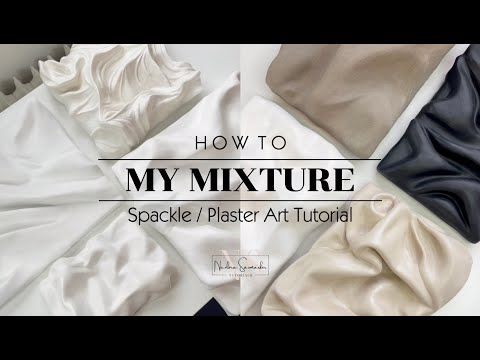 MY MIXTURE Tutorial (with voice over) | Plaster & Spackle Art | 3D Art | Nicolina Savmarker