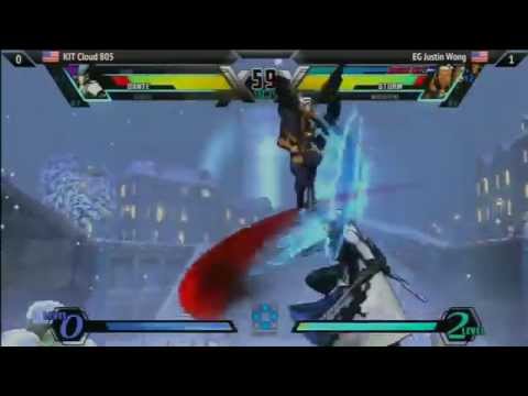 UMVC3 NorCal Regionals 2015 Top 8 Cloud805 vs Justin Wong