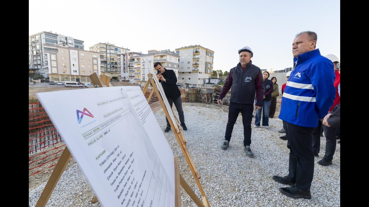 BAŞKAN SEÇER, SPOR PARK TARSUS YERLEŞKESİ'NDE İNCELEMELERDE BULUNDU